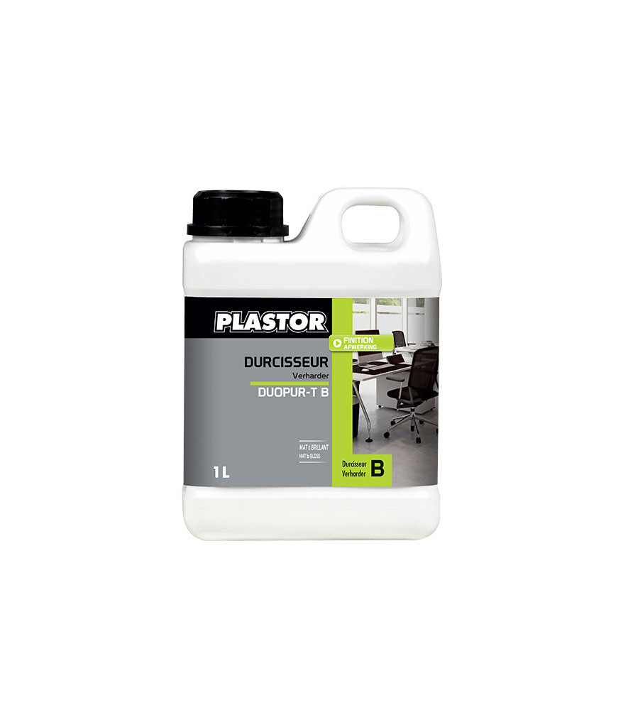 Finition Béton PLASTOR DUOPUR-T B mat résine 0,8L + durcisseur 0,2L