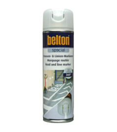 Peinture BELTON marquage routier RAL 9016 blanc signalisation 0,5L