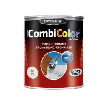 Peinture RUST-OLEUM Combiprimer Aqua primaire antirouille gris 0,75L