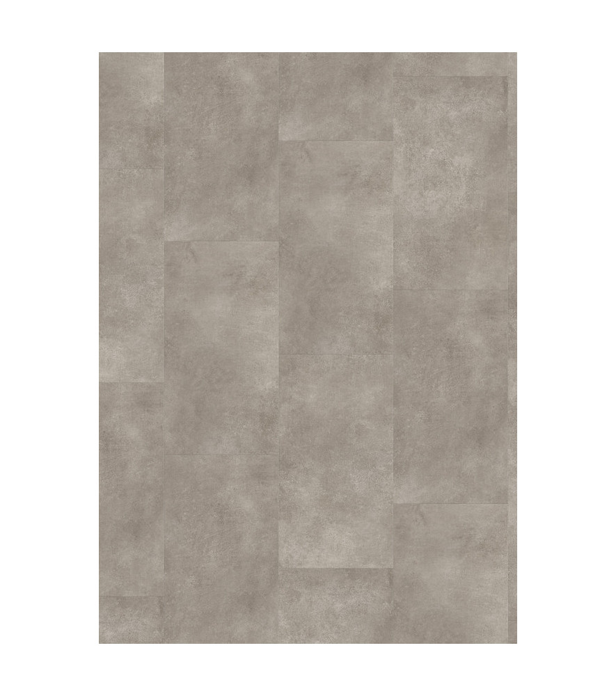 Revêtement de sol GERFLOR Création 40 rigide acoustique Bloom Uni Taupe paquet de 2,04m² dalles de 73x39,9cm