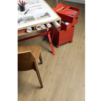 Revêtement de sol GERFLOR Création 55 rigide acoustique Ballerina paquet de 1,73m² lames de 121,9x17,7cm