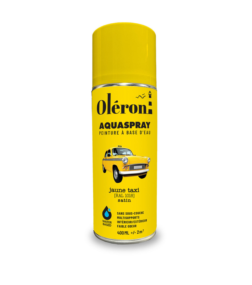 Aérosol TECHNIMA Aquaspray Oléron jaune taxi satiné 400ml