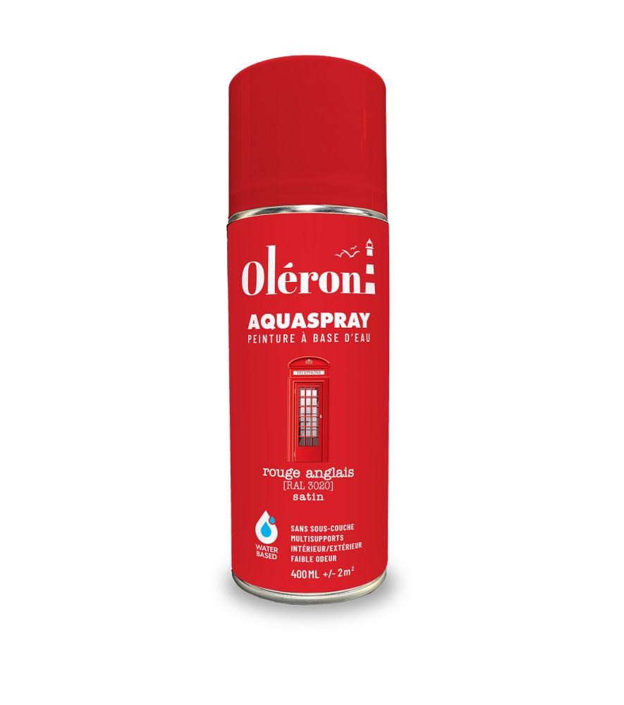 Aérosol TECHNIMA Aquaspray Oléron rouge anglais satiné 400ml