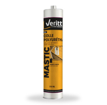 Mastic polyuréthane universel VERITT gris moyen 310ml