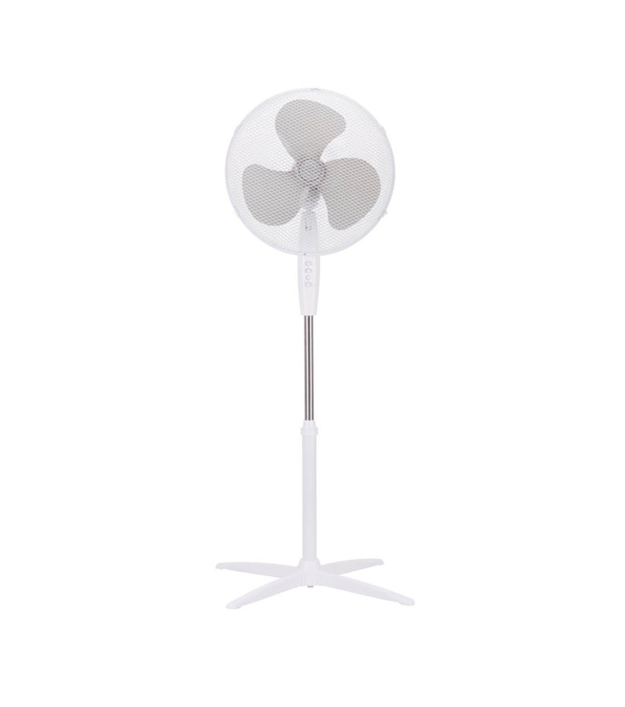 Ventilateur sur pied GARSACO 45W blanc