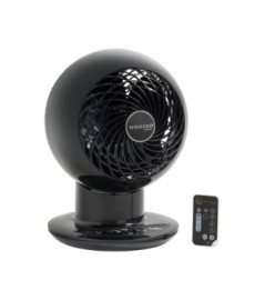 Ventilateur WOOZOO compact fixe noir 30m²