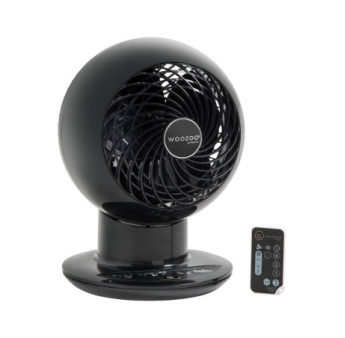 Ventilateur WOOZOO compact fixe noir 30m²