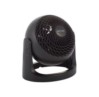 Ventilateur WOOZOO compact fixe noir 23m²