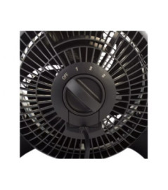 Ventilateur WOOZOO compact fixe noir 23m²