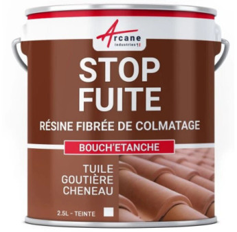 Etanchéité toiture ARCAFILM fibré tuile 2,5L