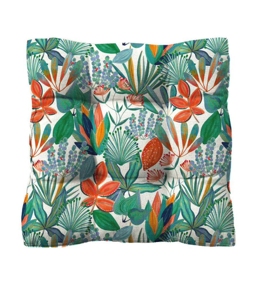 Coussin de sol STOF MANDALI Multicouleurs 60x60x12cm