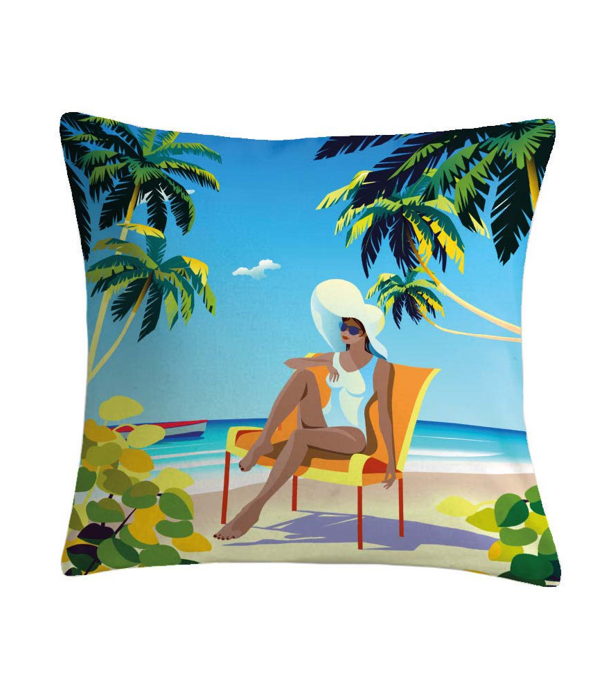 Coussin outdoor STOF OUTREMER 45x45cm