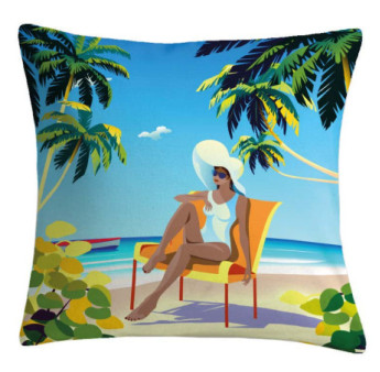 Coussin outdoor STOF OUTREMER 45x45cm