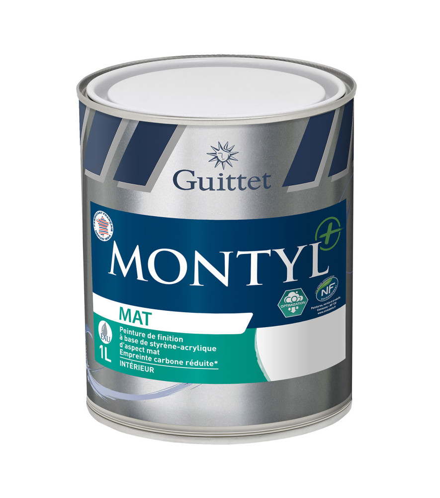 Peinture GUITTET Montyl+ BC blanc 1L