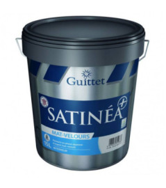 Peinture GUITTET Satinéa+ mat velours blanc 15L