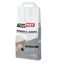 Enduit bandes à joint et lissage poudre TOUPRET gamme les Essentiels 5kg