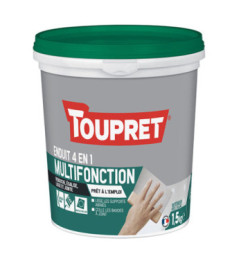 Enduit 4en1 multifonction pâte TOUPRET gamme les Essentiels 1,5kg