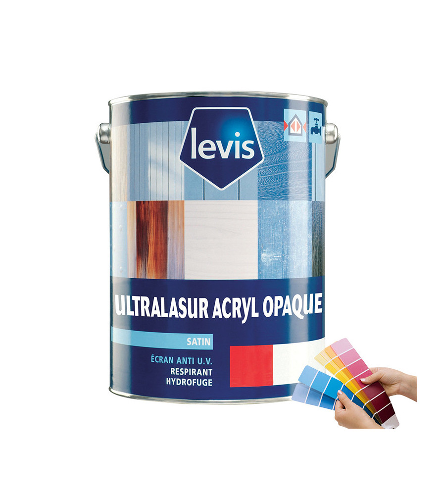 Lasure LEVIS Ultralasur opaque blanc 1L