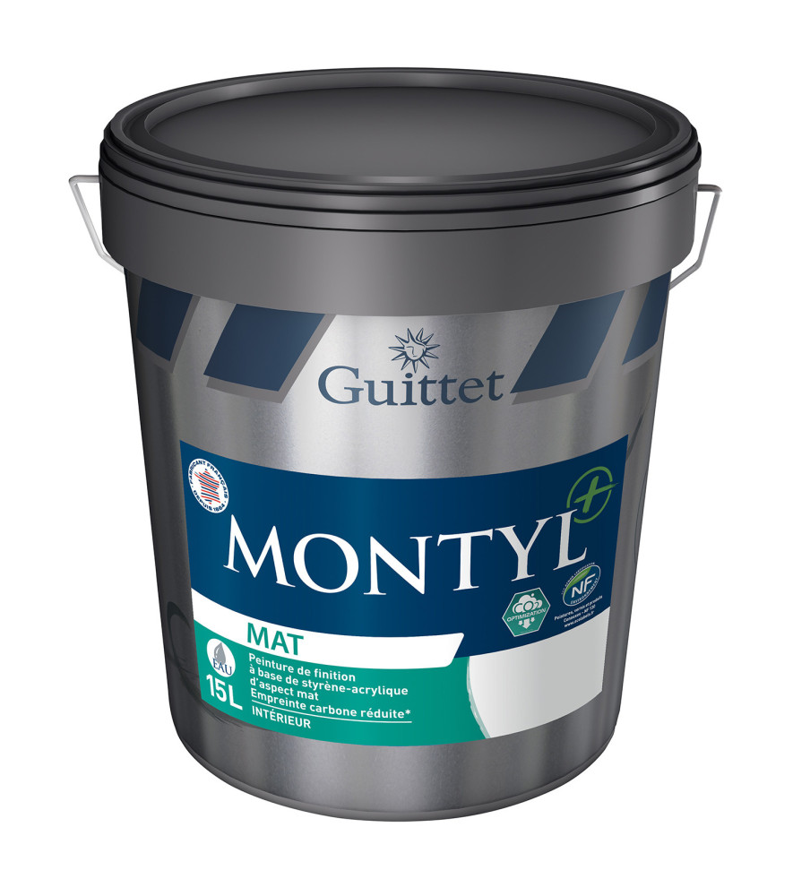 Peinture GUITTET Montyl+ BC blanc 15L