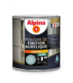 Peinture acrylique satin ALPINA 0,5L vert aloe