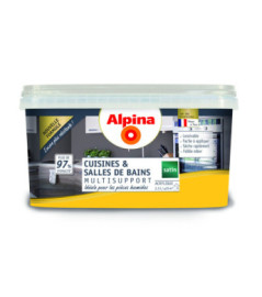 Peinture Cuisine & Bains satin ALPINA 2,5L curry