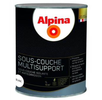 Sous-couche multisupport ALPINA blanc 1L