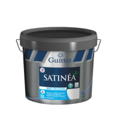 Peinture GUITTET Satinéa+ BC mat velours base GUP 3L