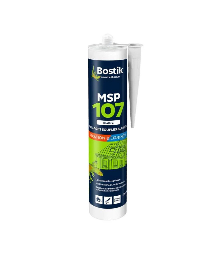 Mastic BOSTIK MSP 107 blanc 290ml