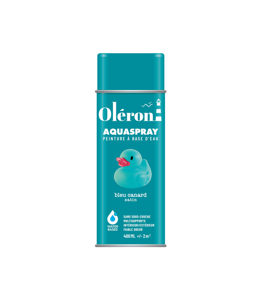 Aérosol TECHNIMA Aquaspray Oléron bleu canard satiné 400ml