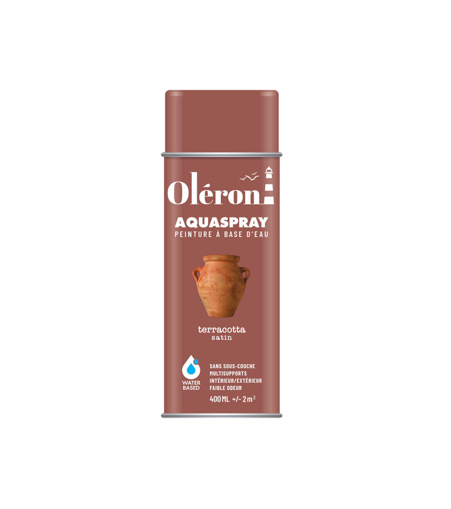 Aérosol TECHNIMA Aquaspray Oléron terracotta satiné 400ml