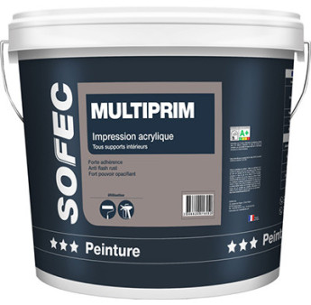 Impression SOFEC Multiprim acrylique blanc 15L