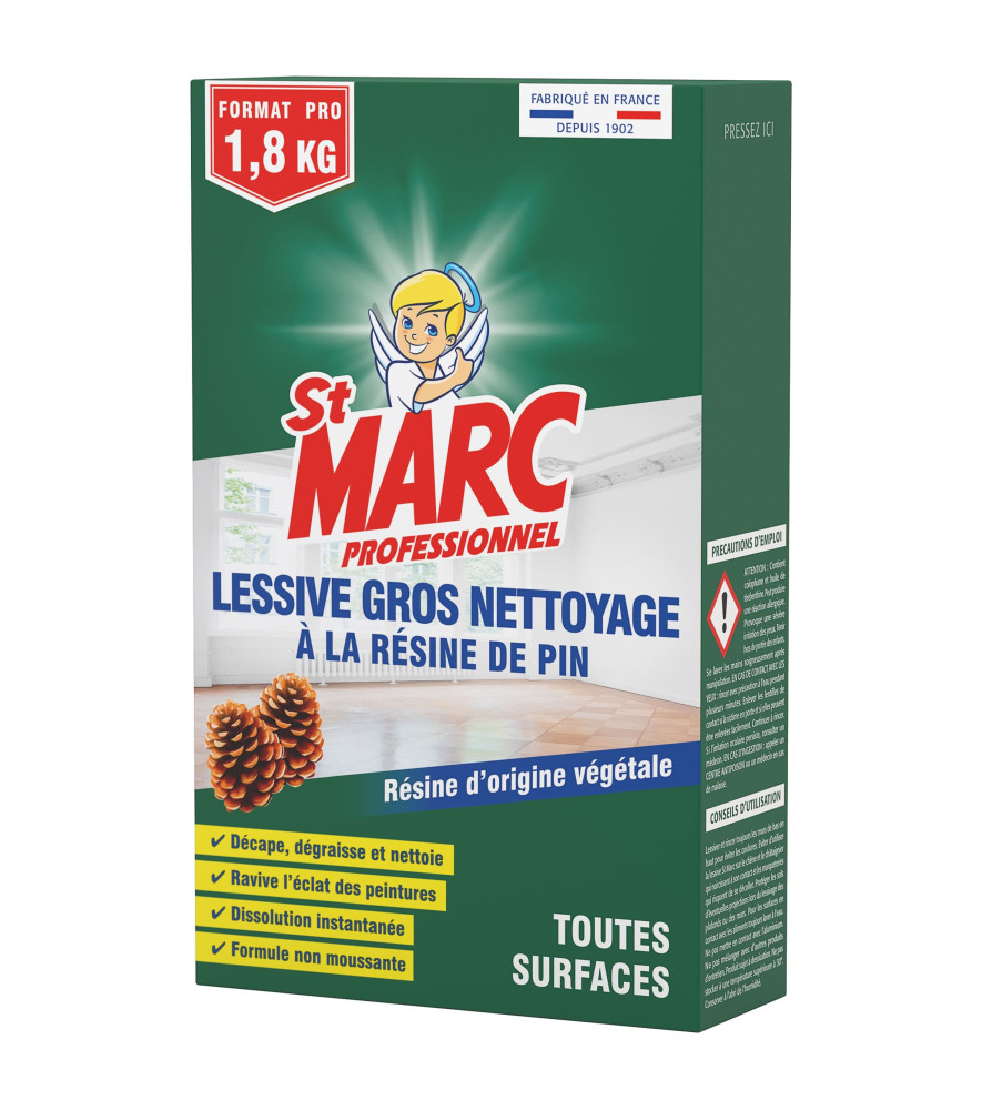 Lessive ST-MARC Professionnel à la résine de pin 1,8kg