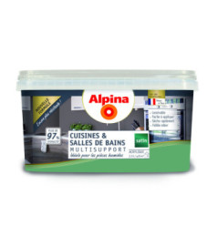 Peinture Cuisine & Bains satin ALPINA 2,5L eucalyptus