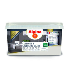 Peinture Cuisine & Bains satin ALPINA 2,5L nuage