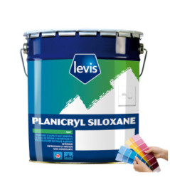 Peinture LEVIS Planicryl siloxane blanc 5L