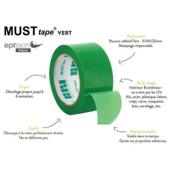 Ruban Must Tape THEARD 25mx36mm