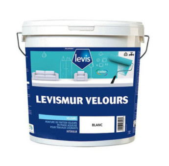 Peinture LEVIS Levismur velours blanc 5L