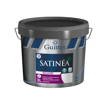 Peinture GUITTET Satinéa+ BC velours blanc 3L