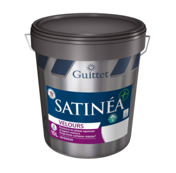 Peinture GUITTET Satinéa+ BC velours blanc 15L