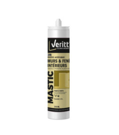 Mastic acrylique à peindre VERITT plasto-élastique blanc 310ml