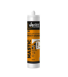 Mastic-colle hybrid VERITT multi-usage gris 290ml