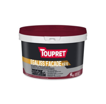 Enduit de garnissage et lissage extérieur TOUPRET Bâtiment Egaliss Façade 25kg