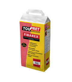 Enduit de finition extérieur fibré TOUPRET Bâtiment Fibarex 15kg + 3kg gratuit