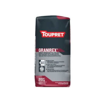 Enduit de rebouchage extérieur TOUPRET Bâtiment Granirex 20kg