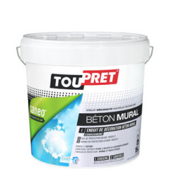 Enduit de décoration TOUPRET Bâtiment Béton Mural 15kg