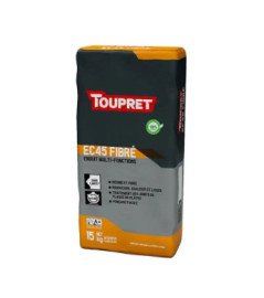 Toupret Enduit EC45 fibré intérieur 15kg