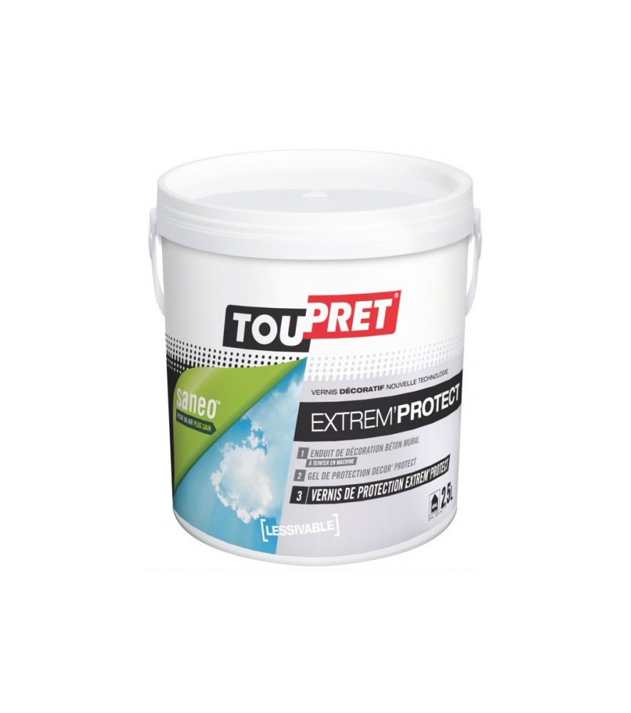 Vernis décoratif TOUPRET Bâtiment Extrem Protect 2,5L