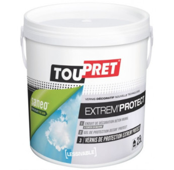 Vernis décoratif TOUPRET Bâtiment Extrem Protect 2,5L