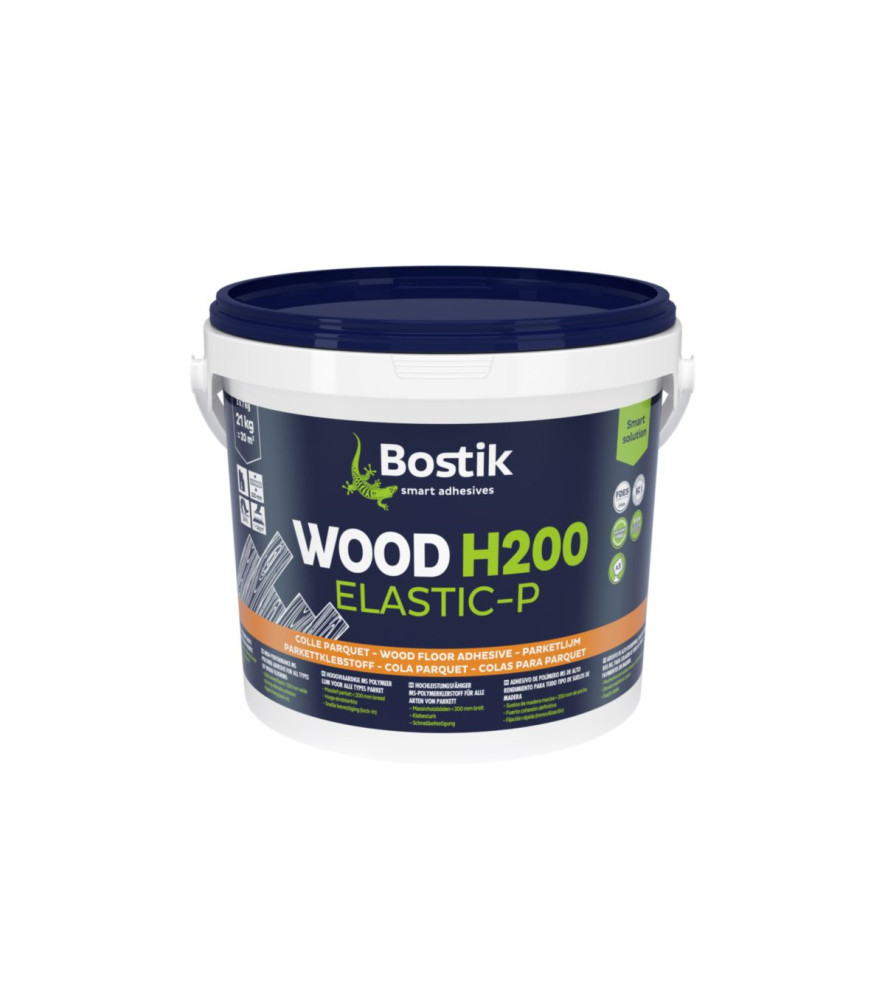 Colle parquet BOSTIK WOOD H200 Elastic 21kg