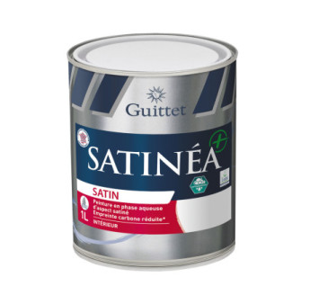 Peinture GUITTET Satinéa+ BC blanc 1L